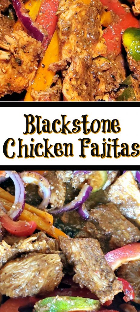 These Blackstone Griddle Chicken Fajitas Recipe are one of the easiest ways to make fajitas at home! The perfect way to have Mexican out home that's better than takeout!