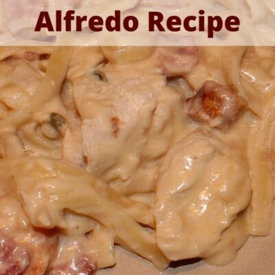 This Ultimate chicken alfredo is full of different cheese,chicken,bacon, shrimp, and mushrooms to make a heavenly Alfredo that will hit the spot!