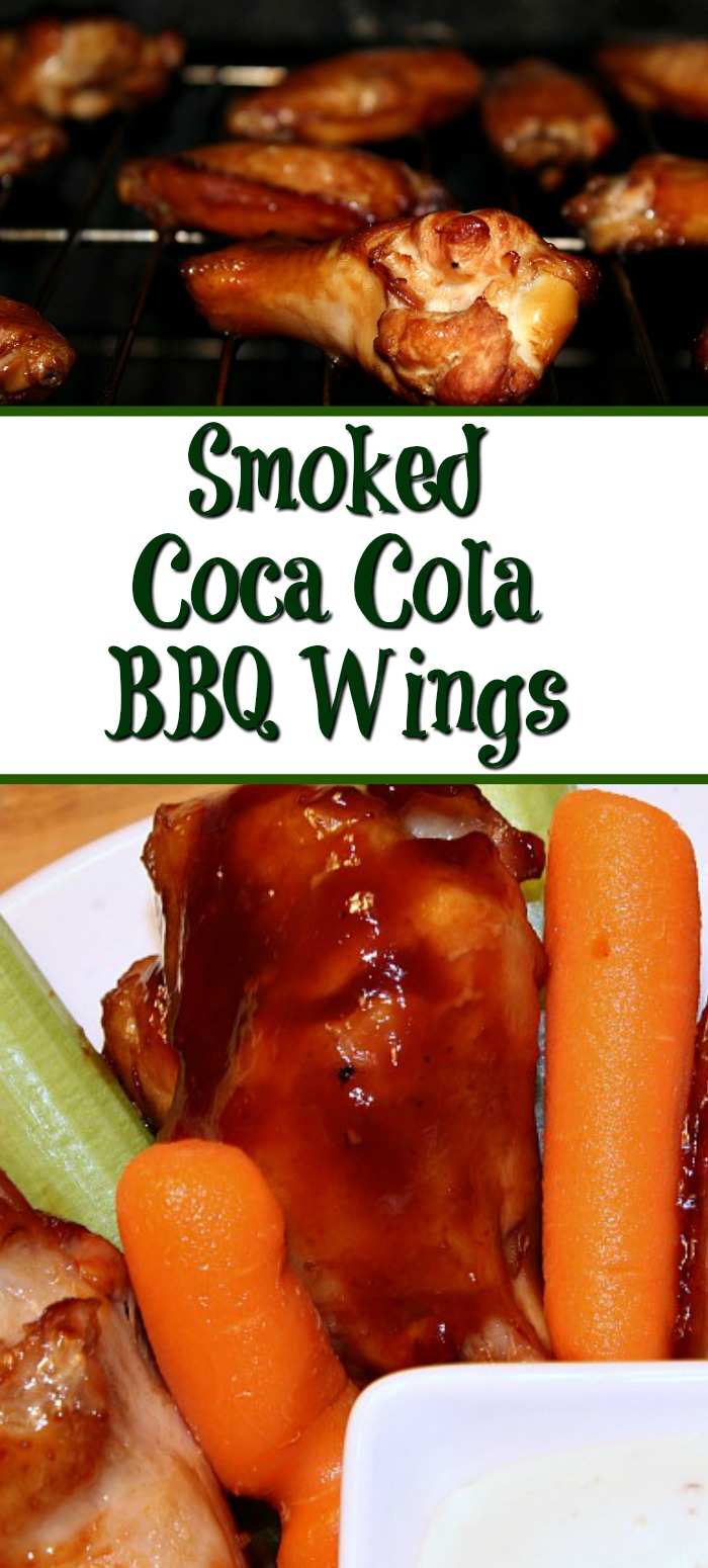 These Smoked Coca Cola BBQ Wings are the perfect wings to have for tailgating and watching the big game or playoffs this year!