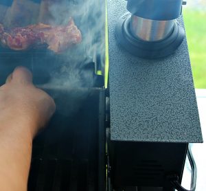Cold Smoke Genarator Making smoke on pork ribs