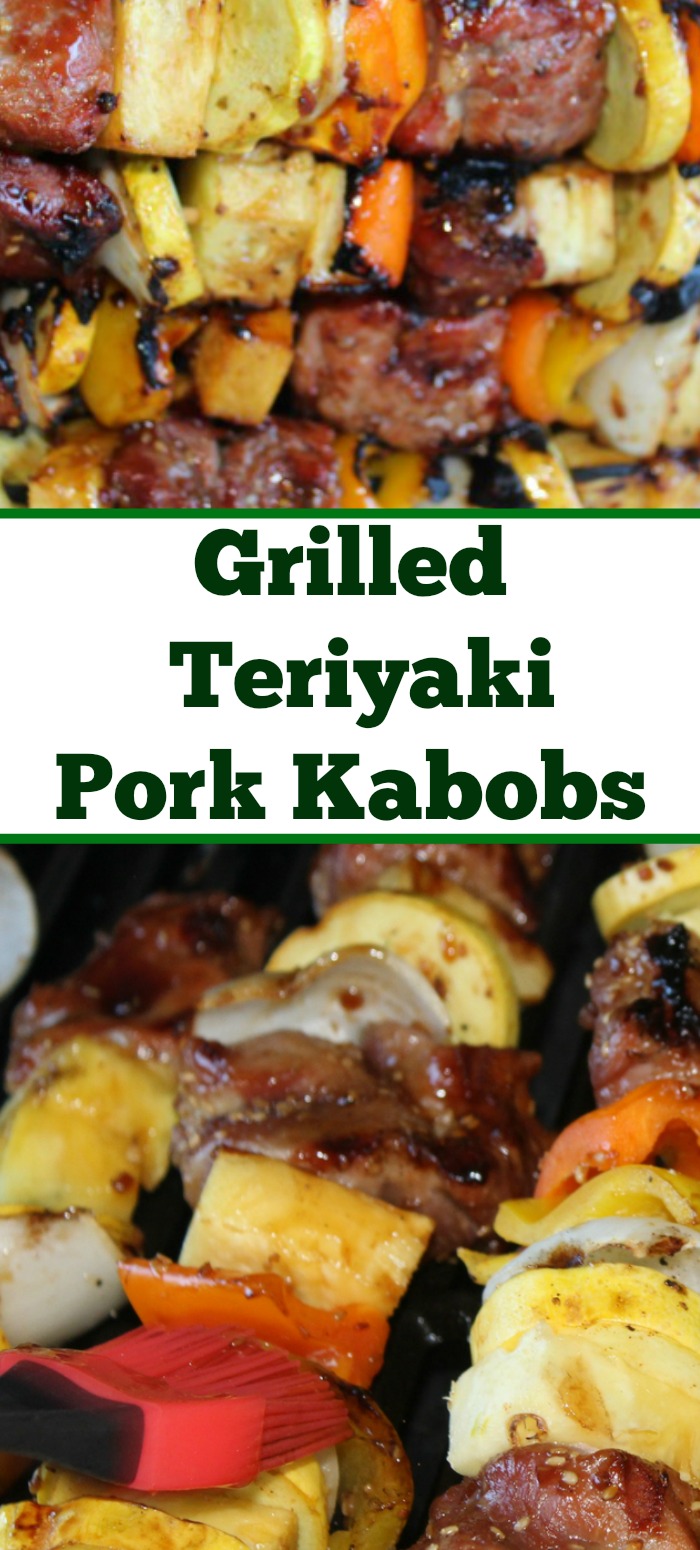 Easy Grilled Teriyaki Pork Kabobs Recipe