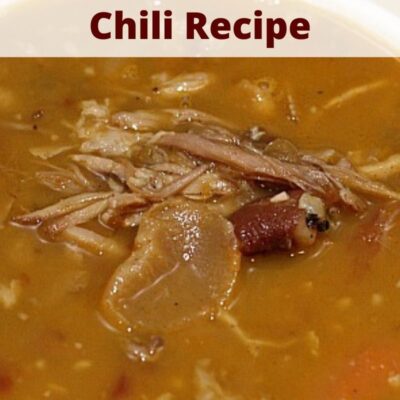 This Smoked Pork Chili is the perfect way to use up left-over smoked pork! Pork shoulder is a great budget-friendly roast to pick up, smoke, and makes the perfect meat to use to make chili out of the next day! The chili is the perfect start it and forget it stovetop dinner that will leave your house smelling amazing too!