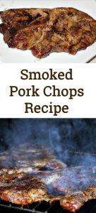 This Smoked Pork Chops Recipe is the perfect way to change up how you eat your pork chops! With oil and just some seasoning, the smoke adds amazing flavor!