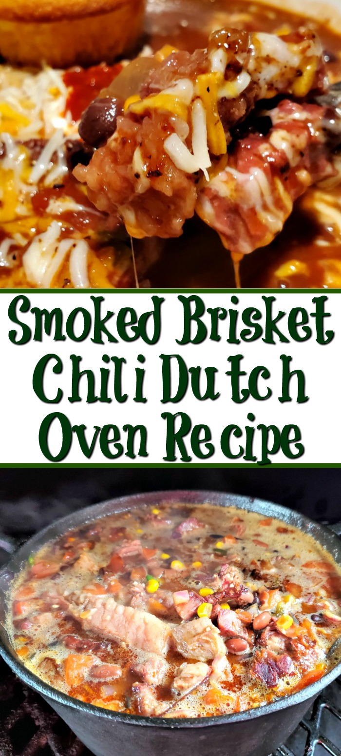 Spicy Smoked Brisket Chili Dutch Oven Recipe