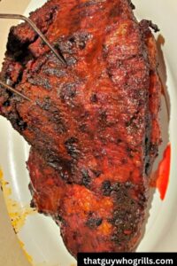 Smoked Brisket on Serving platter