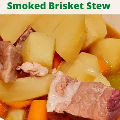 This Slow Cooker Smoked Brisket Stew Recipe is the perfect way to use up leftover smoked brisket! Allow slow cooking all day for the perfect flavor!