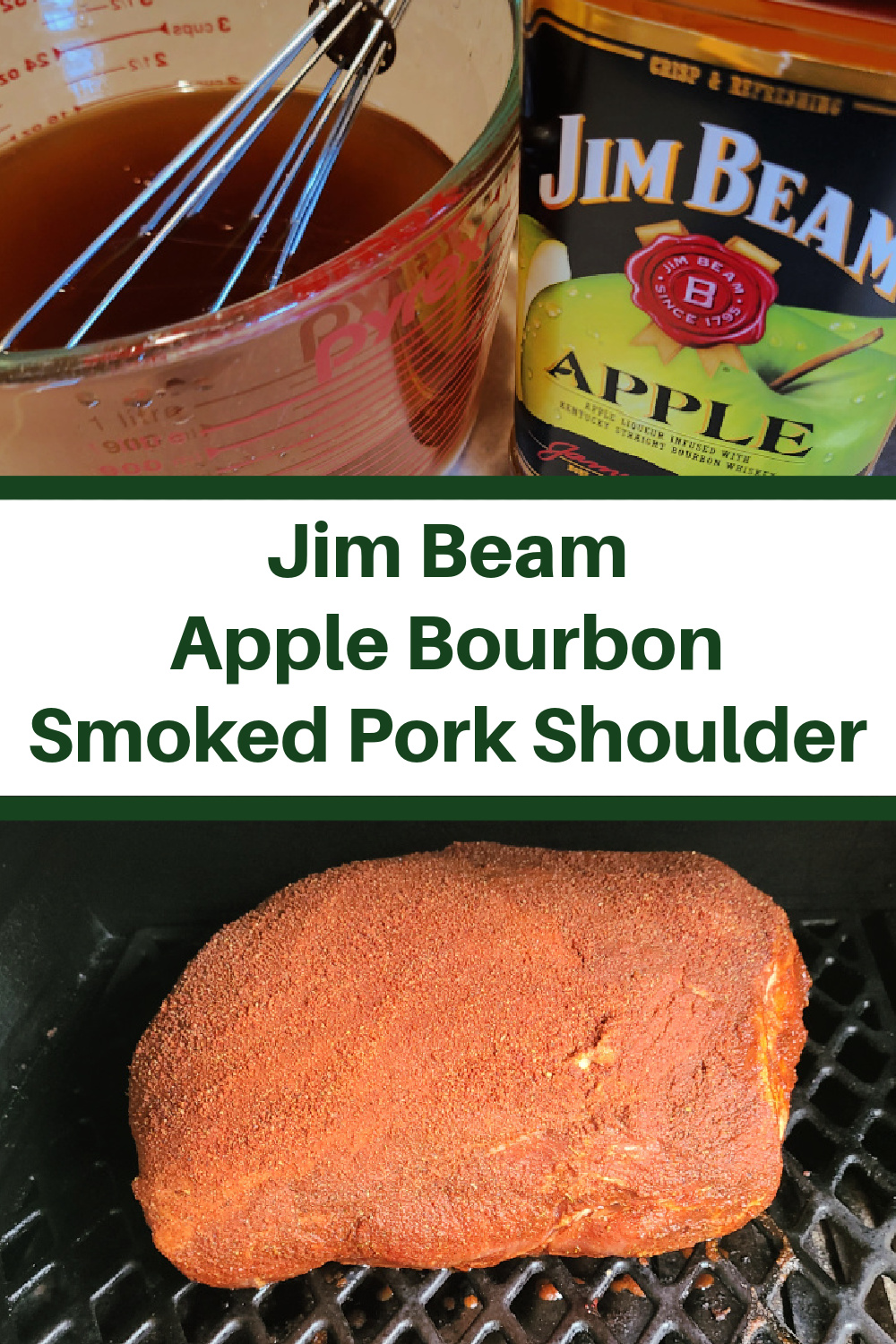 Jim Beam Apple Bourbon Smoked Pork Shoulder