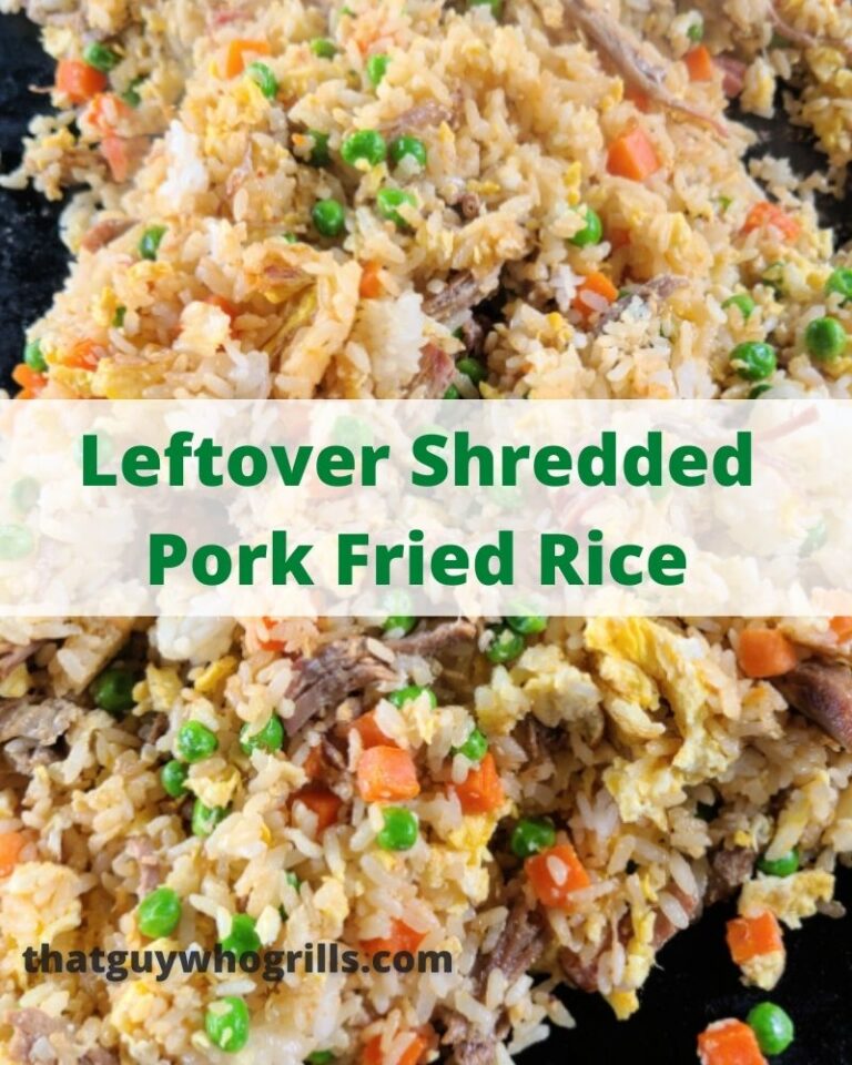 Leftover Shredded Pork Fried Rice Recipe On The Blackstone Featured ...