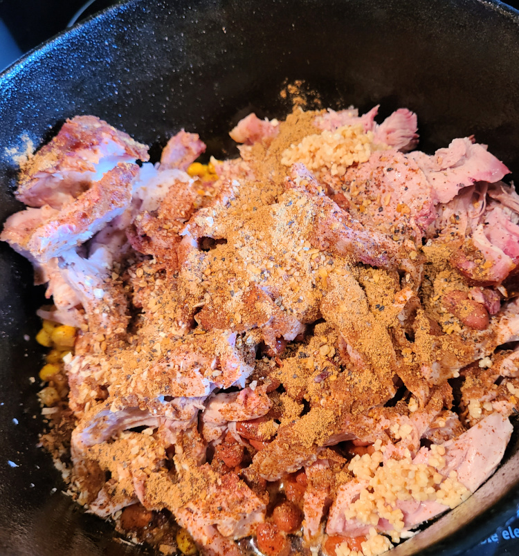 This Leftover Smoked Pulled Pork Chili Recipe smoked in a Cast Iron Dutch Oven on a Pit Boss Pellet Grill is amazing leftover pulled pork comfort food! You can add more spice to kick up the flavor, and add in more protein like pork sausage to add more flavor! Smoke low and slow to add more smoke flavor to the chili