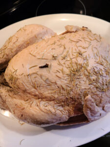 This Apple Cider Vinegar Brine For Turkey is perfect for smoking a turkey! The brine adds so much flavor and also keeps the turkey moist! You can also use this brine to make a turkey in the oven as well! Perfect to smoke on a pellet grill or an electric smoker!
