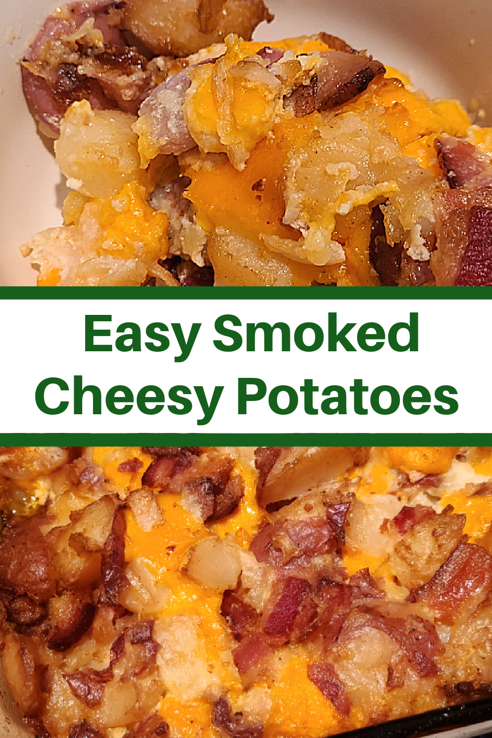 Easy Smoked Cheesy Potatoes Recipe