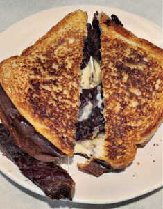 Leftover Prime Rib Grilled Cheese On Blackstone Griddle is such an easy lunch to make the day after a holiday meal! Smoked Prime Rib adds great flavor! Holiday dinner leftovers make the best leftover meals post-holiday! You can make this in a cast-iron skillet on the stovetop as well if you don't have a Blackstone griddle or an electric skillet to make quite a lot fast at once. Oven roast leftover prime rib works as well as Leftover Smoked Prime Rib.