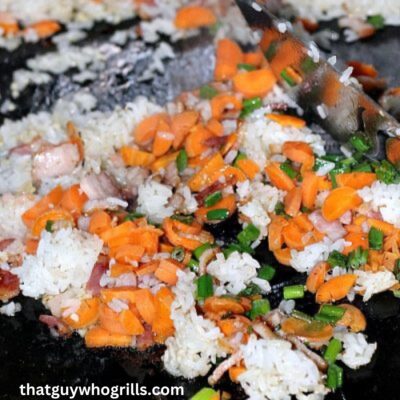 Hibachi Fried Rice On Blackstone Griddle
